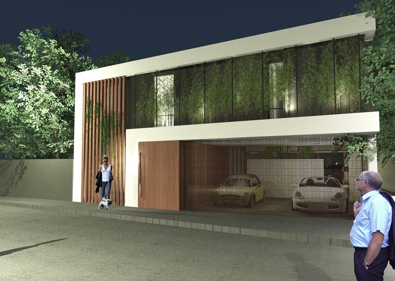 Hybre architecte Bordeaux Maison de ville contemporaine piscine bordeaux